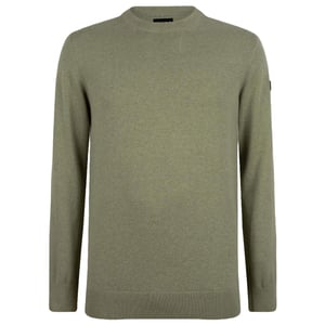 Presly & Sun Trui Will R-Neck Gebreide Pullover Groen
