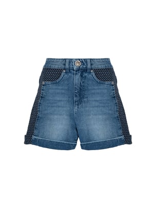 Pinko Shorts Dotta  damer   Blå