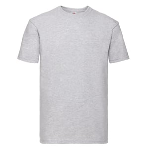 Fruit of the Loom Unisex Super Premium T-shirt voor volwassenen (Heide Grijs)