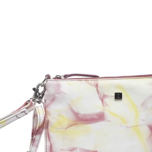 'TODD' Tie Dye Real Leather Crossbody Wristlet Bag
