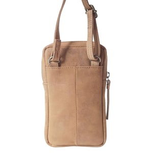 'LEO' Real Leather Crossbody Mobile Phone Bag