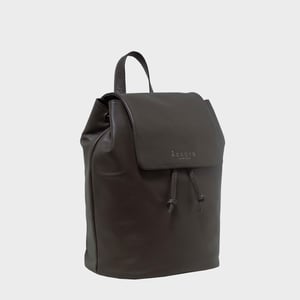 GRACE' Full Grain Leather Flap-over Backpack