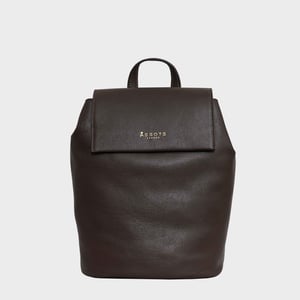 JERMYN' Classic Full Grain Leather Flap-over Backpack