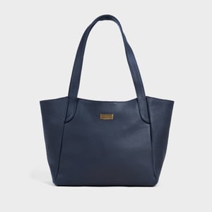 'URBAN TOTE' Pebble Grain Real Leather Work Tote Bag