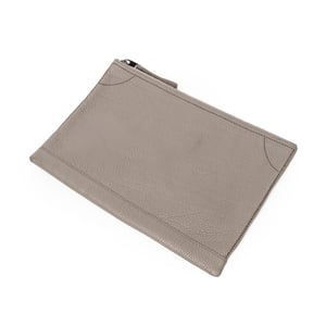 Blackout Zip Clutch Handbag