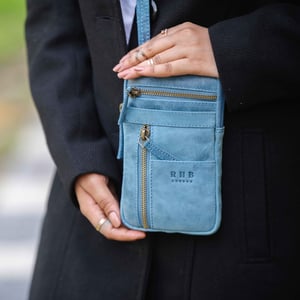 'BROOKE' Real Leather Mobile Phone Crossbody Bag