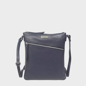 ROSY' Pebble Grain Soft Real Leather Crossbody Bag