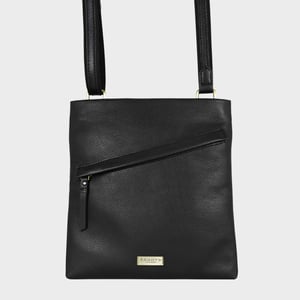 'FLORENCE' Pebble Grain Leather Crossbody Sling Bag