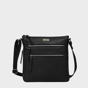'CORI' Pebble Grain Soft Real Leather Crossbody Bag