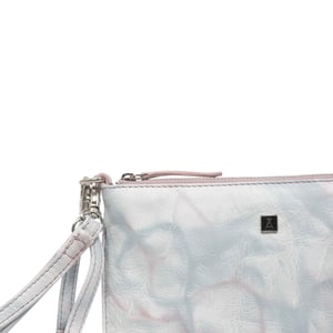 'TODD' Tie Dye Real Leather Crossbody Wristlet Bag
