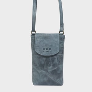 'THEA' Real Leather Mobile Phone Crossbody Bag