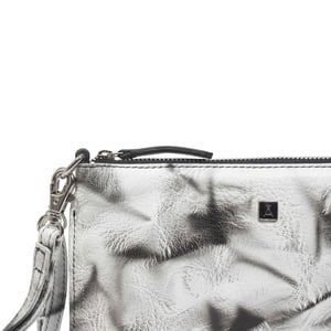 'TODD' Tie Dye Real Leather Crossbody Wristlet Bag