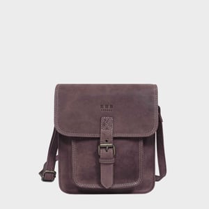 'CAROLYN' Real Leather iPad Tablet Crossbody Bag