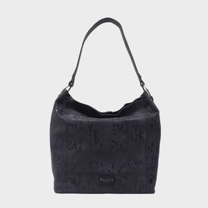 'Esme' Python Snake Real Leather Slouchy Hobo Bag