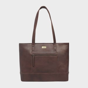 MILLIE' Real Leather Designer Tote Work Bag