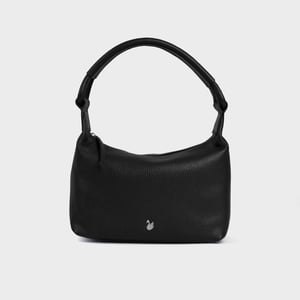 'CITY BAG' Soft Pebble Grain Real Leather Shoulder Bag