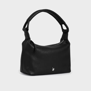 'CITY BAG' Soft Pebble Grain Real Leather Shoulder Bag
