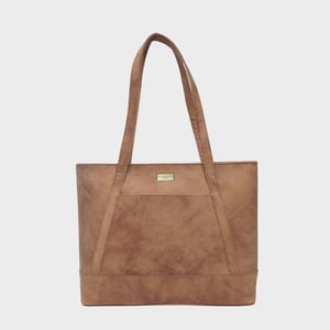 EVELYN' Real Leather Designer Tote Work Bag