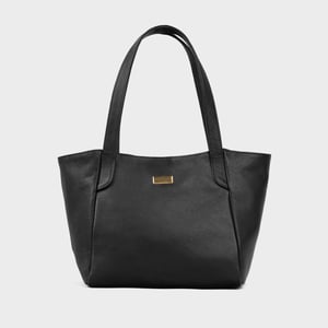 'URBAN TOTE' Pebble Grain Real Leather Work Tote Bag