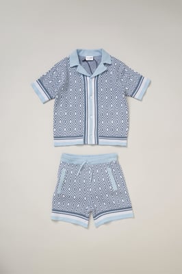True Knit Resort Shirt and Short Outfit Set