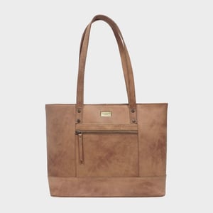 MILLIE' Real Leather Designer Tote Work Bag
