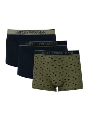 Emporio Armani Boxare 3 Pack  manlig   Grön