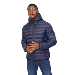 Crosshatch Mens Gattering Jacket (Navy)