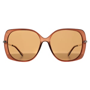 Prive Revaux Square Womens Latte Brown Gold Vintage Babe