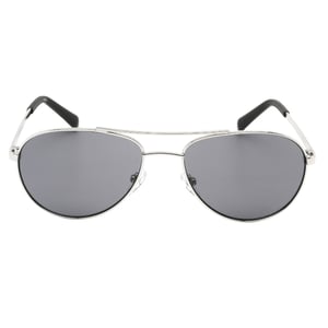 Calvin Klein Black Lens Silver Solglasögon