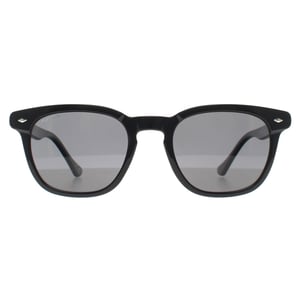 Polar Rectangle Mens Matte Black Grey Polarized 362