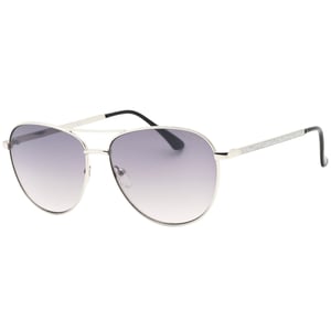 Guess Gradient Smoke Lens Silver Sunglasses