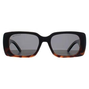 Montana Rectangle Womens Shiny Black Turtle Smoke Polarized MP194