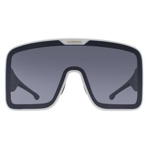 Carrera Shield Unisex Wit Zilver Spiegel Vlaglab 15