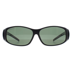 Montana Rectangle Unisex Matt Black G15 Polarized MFO1 Fit Over Glasses Solglasögon