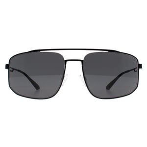 Emporio Armani Aviator Mens Matte Black Dark Grey EA2139