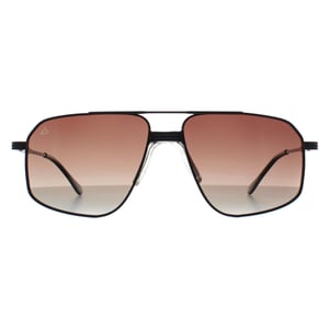 Prive Revaux Aviator Mens Caviar Black Brown Gradient Rico