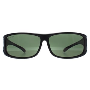 Montana Rechthoek Unisex Mat Zwart G15 Gepolariseerd FO5 Fit Over Bril Zonnebril