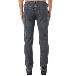 Diesel 1979 Sleenker donkergrijze vervaagde denimjeans