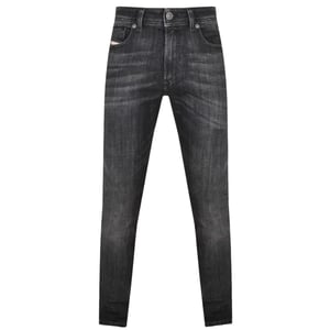 Diesel 1979 Sleenker zwarte vervaagde denimjeans