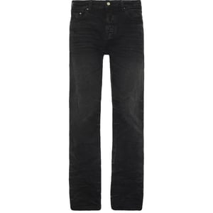 Amiri Stack Straight Fit Faded Black Jeans