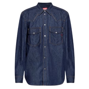Diesel mörkblå jeansskjorta