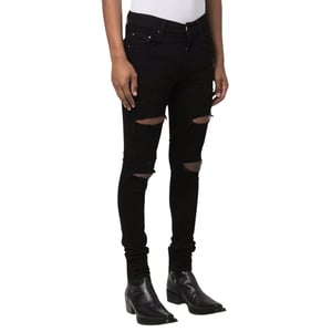 Amiri Slim Fit Thrasher Plus svarta jeansjeans