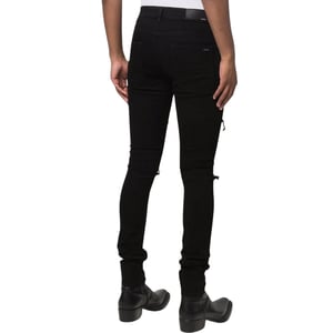 Amiri Slim Fit Thrasher Plus svarta jeansjeans