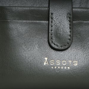 'GROVE' RFID Tab-over Leather Credit Card Holder