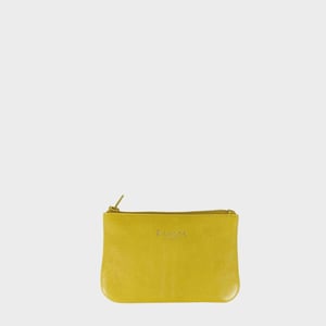 Poppy' Full Grain Leather Zip Top Coin Purse