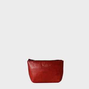 'Diana' Full Grain Leather Zip Top Coin Purse