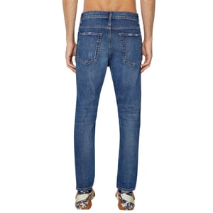Diesel D-Fining Tapered Fit Plain Blue Wash Denim Jeans