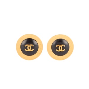 CC Round Clip On Earrings  Earrings