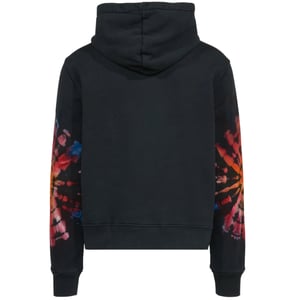 Amiri Spot Tie Dye mouwen zwarte hoodie