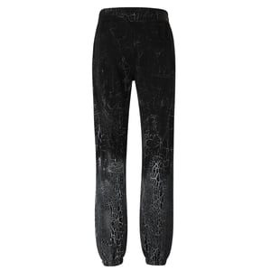Amiri gebarsten kleurstof logo zwarte joggingbroek